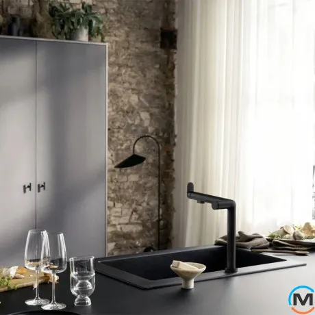 Смеситель для кухни Hansgrohe Aqittura M91 FilterSystem 240 1jet Matt Black, фото , изображение 4