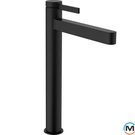 Смеситель для умывальника Hansgrohe Finoris 260 с донным клапаном push-open Matt Black, фото 