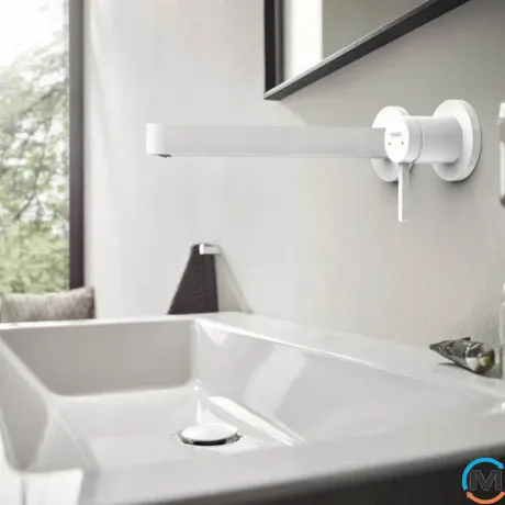 Смеситель для умывальника Hansgrohe Finoris скрытого монтажа с изливом 225 мм хром, фото , изображение 4