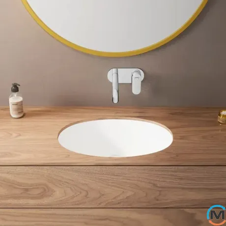 Смеситель для умывальника настенный Hansgrohe Vernis Blend хром, фото , зображення 2