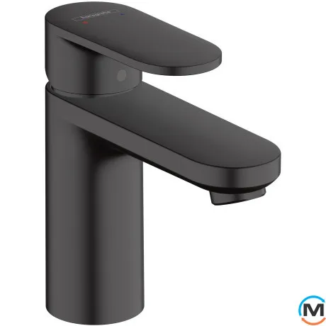 Смеситель для умывальника Hansgrohe Vernis Blend 100 с донным клапаном pop-up Matt Black, фото 