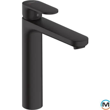 Смеситель для умывальника Hansgrohe Vernis Blend с донным клапаном черный матовый, фото 