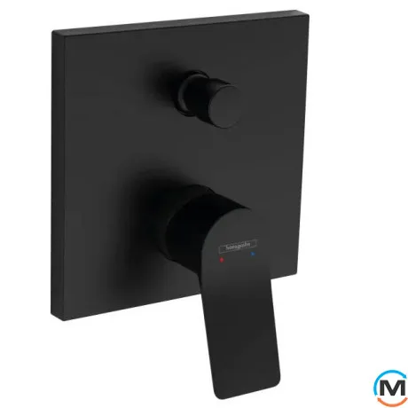 Смеситель для ванны/душа Hansgrohe Vernis скрытого монтажа Matt Black, фото 