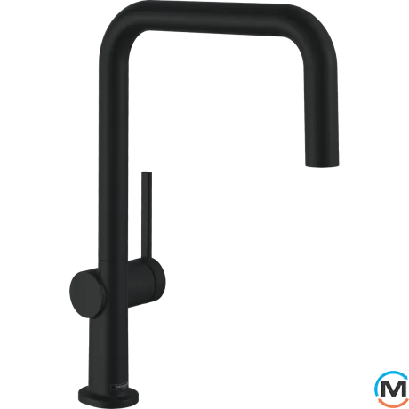 Смеситель кухонный Hansgrohe Talis M54 U 220 EcoSmart Matt Black, фото 