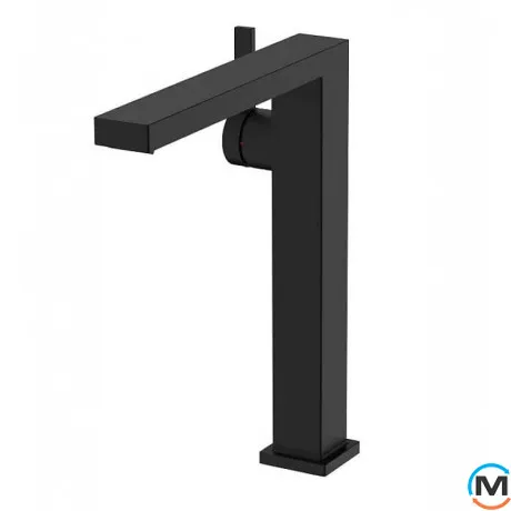 Смеситель для умывальника Hansgrohe Tecturis E 240 Fine CoolStart без донного клапана Matt Black, фото , изображение 2