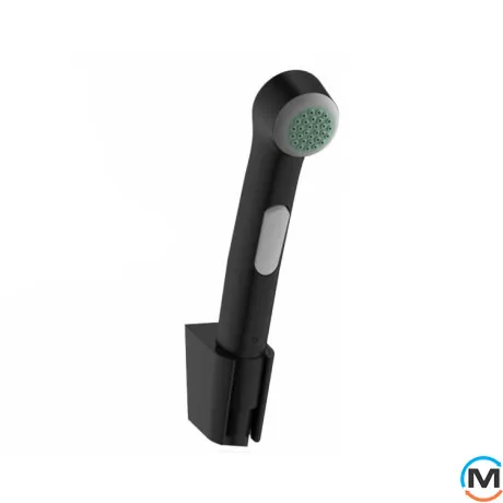 Смеситель для умывальника Hansgrohe Tecturis E 110 с гигиенической лейкой Matt Black, фото , зображення 3