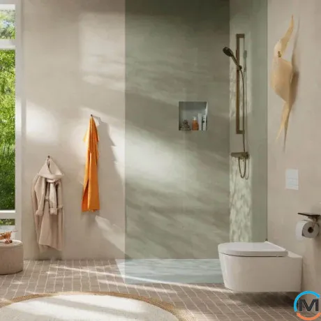 Смеситель Hansgrohe Tecturis S для душа Brushed Bronze, фото , изображение 3