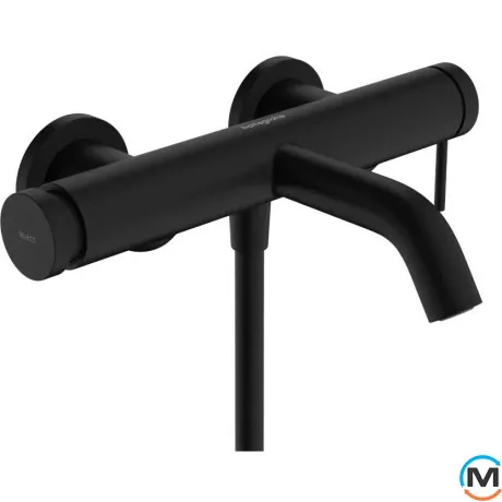 Смеситель Hansgrohe Tecturis S для ванны Matt Black, фото 
