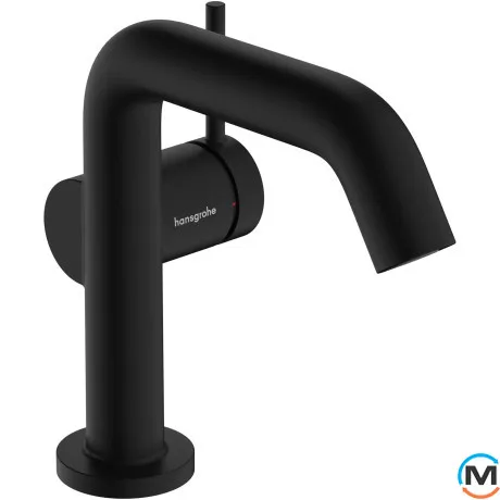 Смеситель Hansgrohe Tecturis S110 Fine CoolStart для умывальника с донным клапаном pop-up Matt Black, фото 