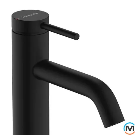 Смеситель Hansgrohe Tecturis S 110 для умывальника с гигиенической лейкой Matt Black, фото , изображение 3