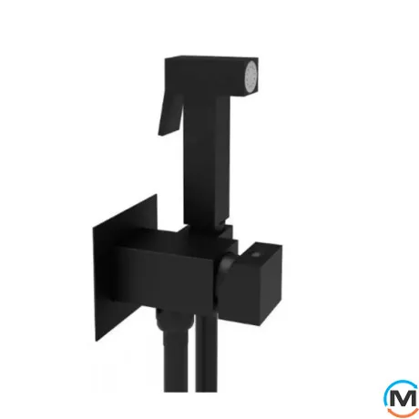 Гигиенический душ Paffoni Tweet Square Mix черный, фото 