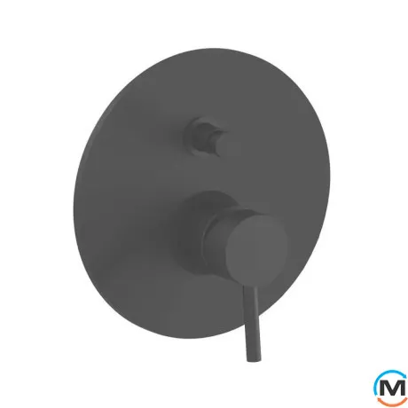 Смеситель для душа Paffoni Light на 2 выхода Mercury Grey, фото 