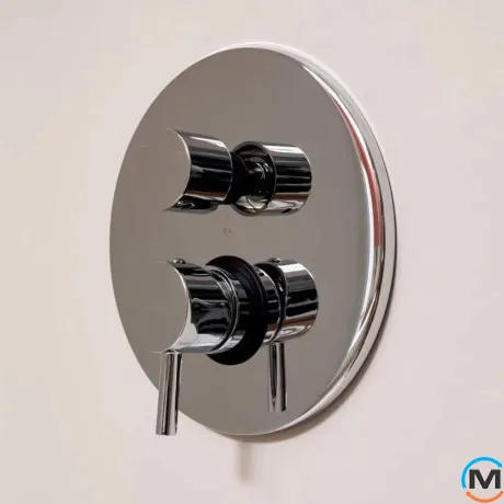 Смеситель для душа Paffoni Light на 3 выхода с отводным патроном хром, фото , изображение 2