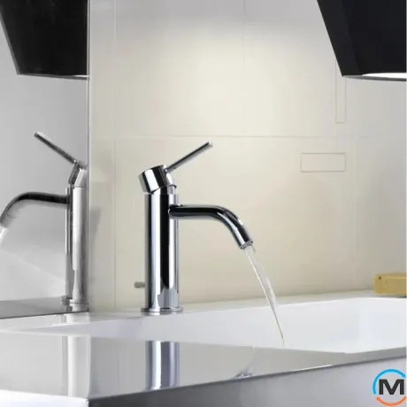 Смеситель для умывальника Paffoni Light с донным клапаном хром, фото , изображение 2