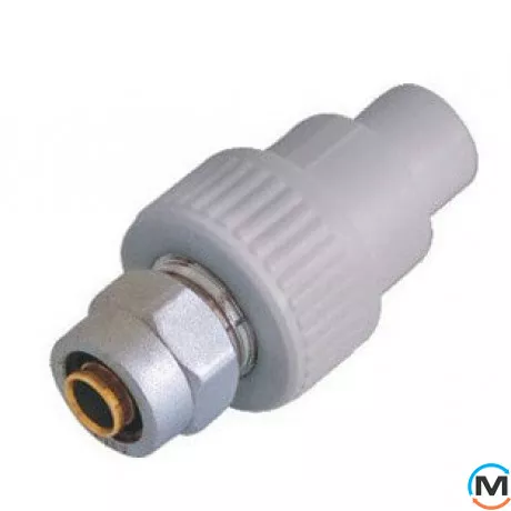 Поліпропіленова муфта Berkeplastik комб. перех. Н.Р. під ключ 20x1/2" х 16, фото 