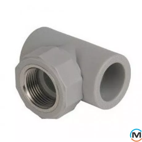 Поліпропіленовий трійник Berkeplastik Н.Р. 25x1/2", Тип різьблення: Зовнішня, Діаметр різьблення: 1/2", Діаметр (мм): 25, фото 