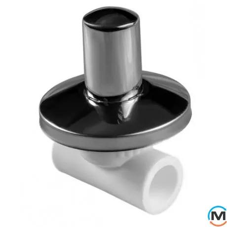 Поліпротиленовий вентиль Berkeplastik з хромованою ручкою 32 мм, Діаметр (мм): 32, фото 