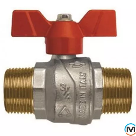 Кран кульовий нар.-нар. різьблення (метелик) Fiv EVOLUTION 3/4", фото 