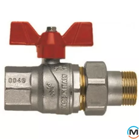 Кран кульовий з американкою (метелик) Fiv EVOLUTION 1/2", фото 