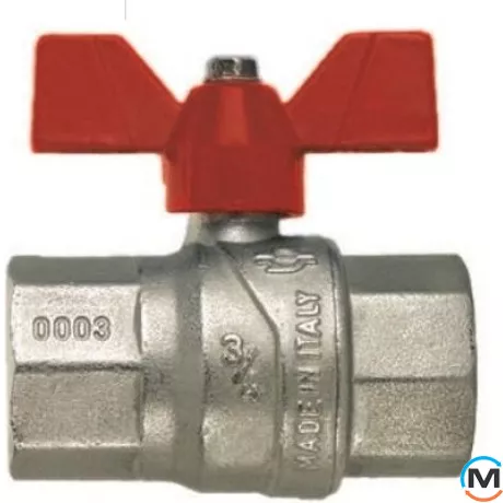 Кран кульовий вн.-вн. різьблення (метелик) Fiv EVOLUTION 11/2", фото 