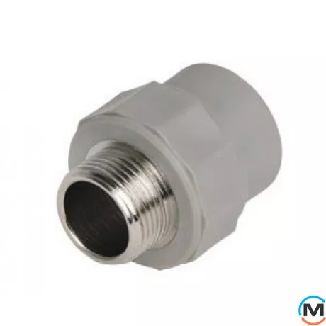 Поліпропіленова муфта Berkeplastik комб. Н.Р. 20x1/2", фото 