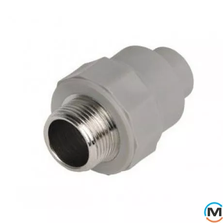 Поліпропіленова муфта Berkeplastik комб. Н.Р. для радіаторів 25x3/4", фото 