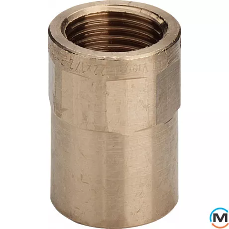 Муфта Ø35 х 3/4" В (бронзова) -165864 Viega GmbH 94270g, Варіант: ВР, Тип різьблення: Внутрішня, Діаметр різьблення: 3/4", Діаметр (мм): 35, фото 