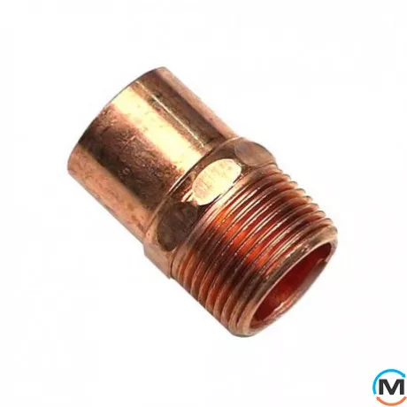 Муфта медная IBP ПхНР28 - 1 1/4", Тип резьбы: Наружная, Диаметр резьбы: 1 1/4", Диаметр (мм): 28, фото 