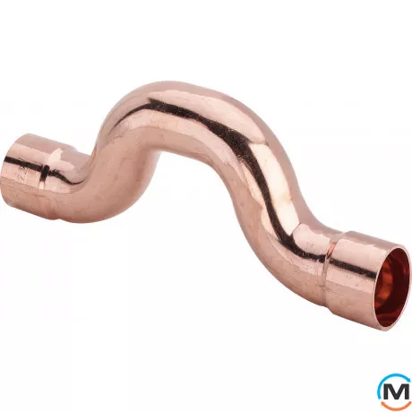 Обвід Ø22 (мідний) 2 муфти -103798 Viega GmbH 95085, Варіант: 2 муфти, Виконання: Обвідний, Діаметр (мм): 22, фото 