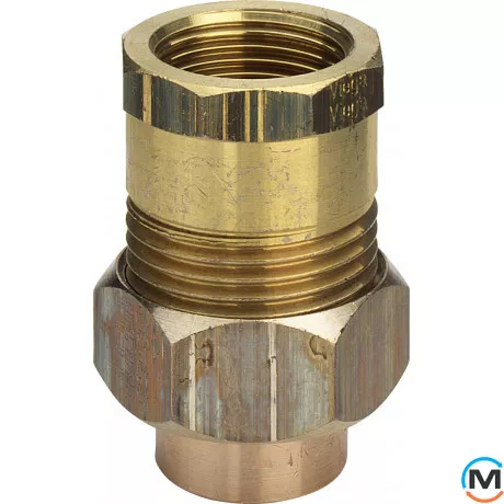 Сборка Ø28 х 1" В (бронзовая) -103002 Viega GmbH 94340g, Тип резьбы: Внутренняя, Диаметр резьбы: 1", Исполнение: Прямой, Диаметр (мм): 28, фото 