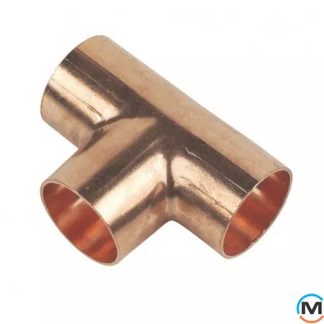 Тройник медный IBP 18, Модификация: 18x18x18, Диаметр (мм): 18, фото 