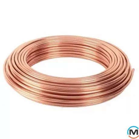 Труба мідна KME Sanco м'яка у бухтах 18 x 1, Тип міді: М'яка, Діаметр (мм): 18, Робочий тиск (бар): 15, Товщина стінки (мм): 1, фото 