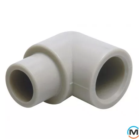 Полипропиленовый угол Berkeplastik наружный-внутренний 25 мм 90°, Вариант: НВ, Диаметр (мм): 25, Угол: 90, Рабочее давление (бар): 25, фото 