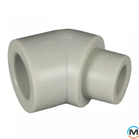 Полипропиленовый угол Berkeplastik наружный-внутренний 25 мм 45°, Вариант: НВ, Диаметр (мм): 25, Угол: 45, Рабочее давление (бар): 25, фото 