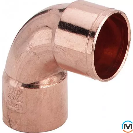 Колено Ø76,1 (медное) 2 муфти 90° -594428 Viega GmbH 95090, Вариант: 2 муфты, Градус (град.): 90, Исполнение: Короткое, Диаметр (мм): 76, фото 