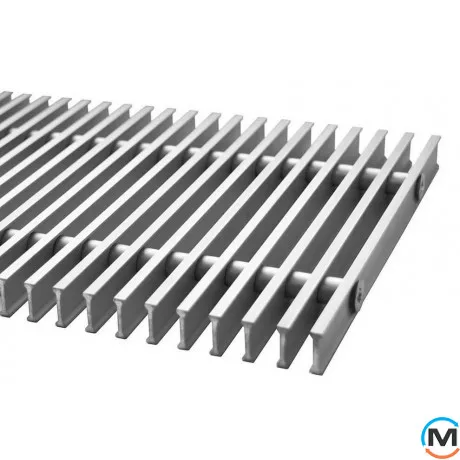 Решетка дюралюминиевая Polvax КV.160.2750.180, Исполнение: Дюралюминиевая, Ширина (мм): 160, Длина (мм): 2750, фото 