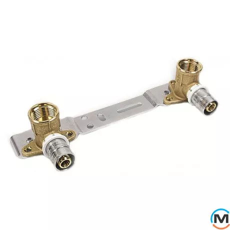 Настінна водорозетка Sanha 3fit-Press 25980g 16х1/2" ВР, фото 