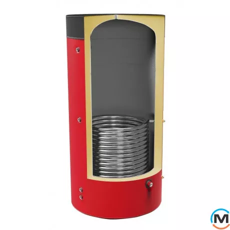 Теплоаккумулятор BakiLux АБН-1В-2500-20 с змеевиком, Вариант: 20-ый змеевик, Объем (л): 2500, Количество змеевиков: 1, Толщина изоляции (мм): 100, фото 