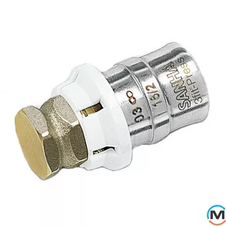 Заглушка Sanha 3fit-Press 25290 20мм, Призначення труб: Универсальная, Діаметр (мм): 20, Робочий тиск (бар): 10, фото 