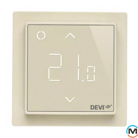 Інтелектуальний терморегулятор DEVI Devireg Smart з Wi-Fi, бежевий, Колір: Бежевий, фото 