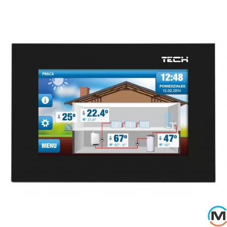 Пульт керування газовим котлом OPENTHERM+WiFi TECH EU-(раніше ST)-2801 WiFi, фото 