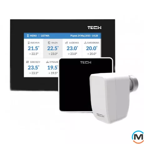 WI-FI Контролер для керування електричним приводом (бездротовий, 16 зон) TECH ST-16S WiFi, фото 