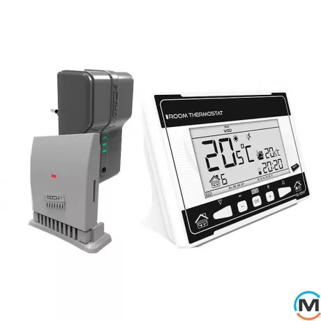 Бездротовий кімнатний термостат TECH EU-(раніше ST)-290 v2, фото 