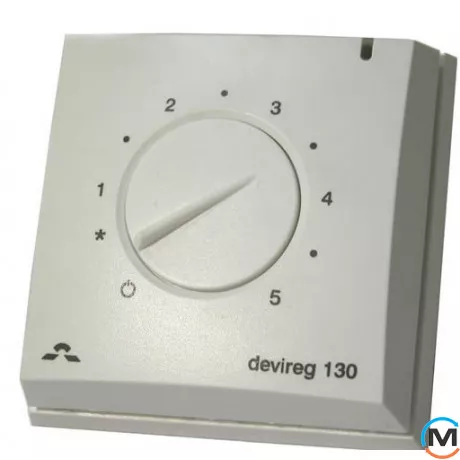 Терморегулятор DEVI Devireg 130 с датчиком пола, фото 