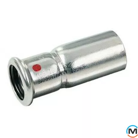 Абзац-муфта оцинкована Sanha 24243 28x18, Варіант: НВ, Модифікація: 28x18, Діаметр (мм): 28, фото 