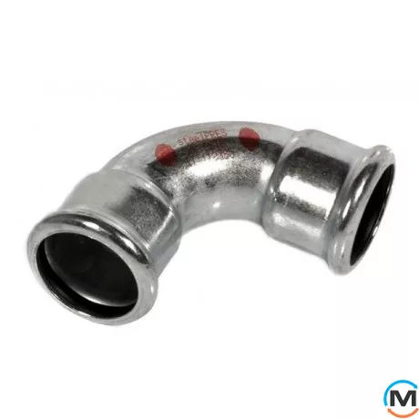 Коліно сталеве Ø18 х 1/2" З 90° оцинковане RM Steelpres 397, фото 