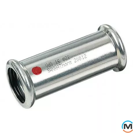 Муфта оцинкованная Sanha подвижная 24270S 66,7, Вариант: Подвижная, Диаметр (мм): 67, фото 