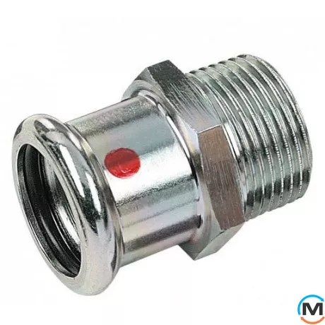 Ніпель оцинкований Sanha 24243g 88,9 х3 "Пр-ЗР, Варіант: Пр-ЗР, Тип різьблення: Зовнішня, Діаметр різьблення: 3", Діаметр (мм): 89, фото 