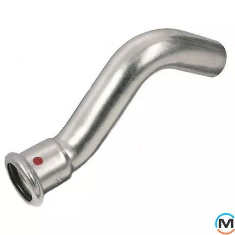 Обведення оцинковане Sanha (2м) 24085 22, Варіант: 2 муфти, Діаметр (мм): 22, фото 