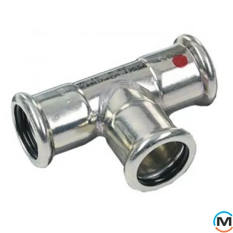 Трійник оцинкований Sanha 24130 108х88,9х108, Модифікація: 108х89х108, Діаметр (мм): 108, фото 